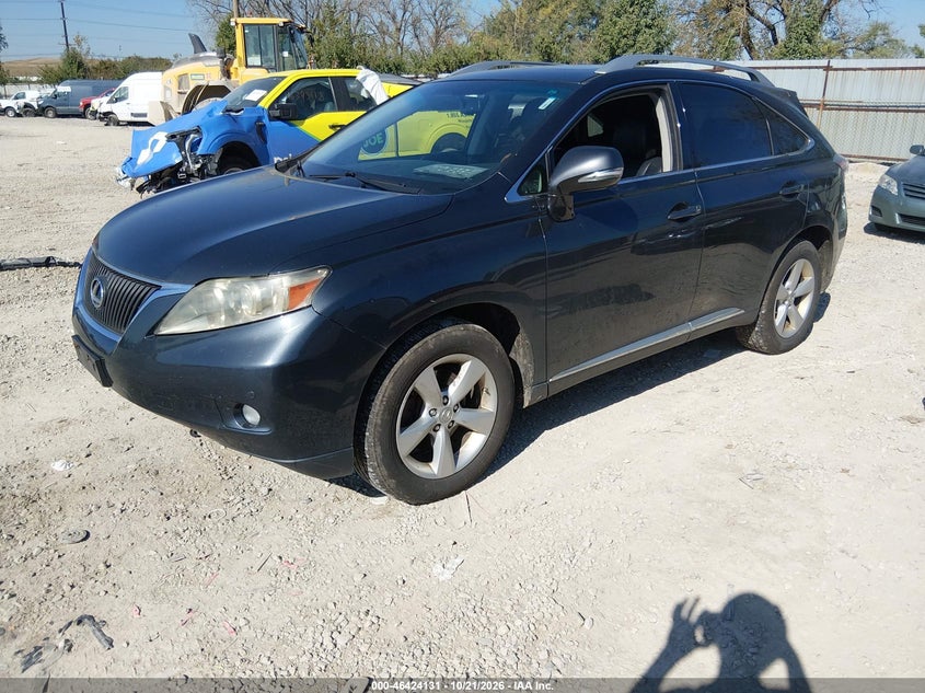 2010 Lexus Rx 350, Звичайний знос, IAAI, VIN JTJBK1BA8A2403273 — фото 2