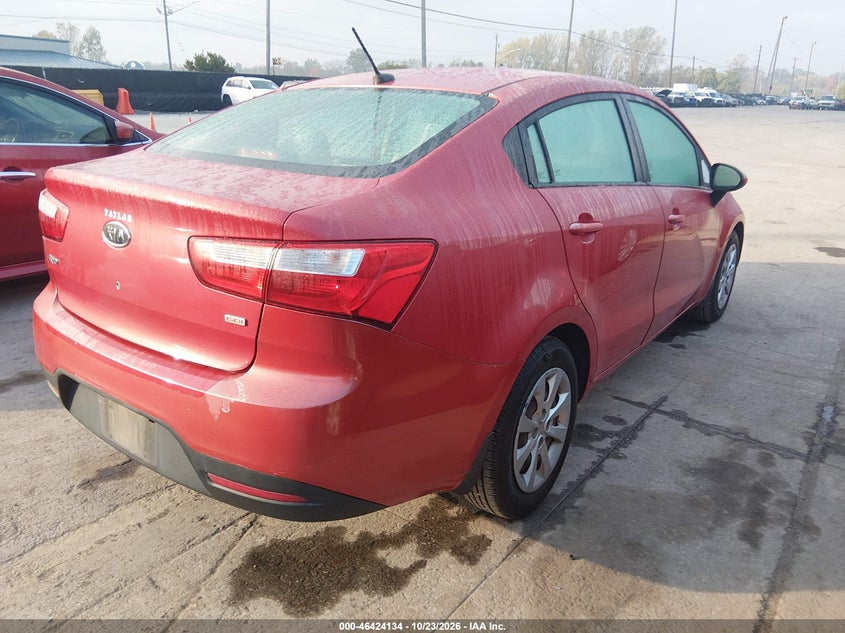 Vin: knadm4a33d6107372, lot: 46924492, kia rio lx 20134