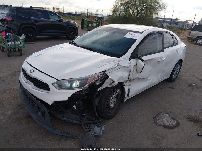 2019 Kia Forte Fe, Front End, IAAI, VIN 3KPF24AD9KE009111 — photo 2