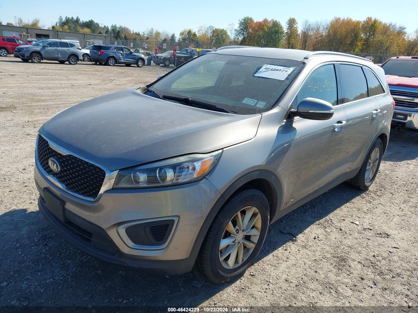 Vin: 5xypgda30hg259362, lot: 46924587, kia sorento 2.4l lx 20172