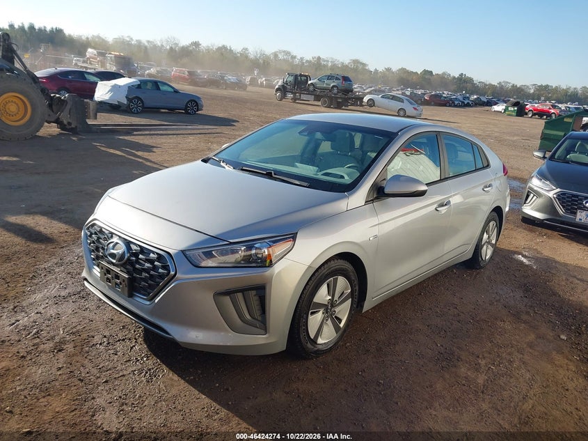 Vin: kmhc65lc8lu220333, lot: 46924632, hyundai ioniq hybrid blue 20202