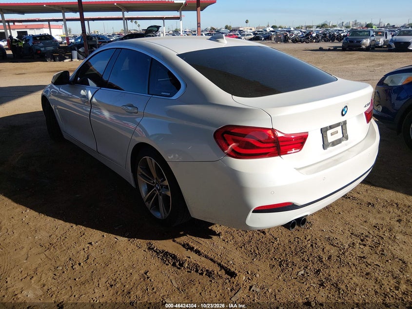 Vin: wba4j1c57jbg78228, lot: 46924662, bmw 430i gran coupe 20183