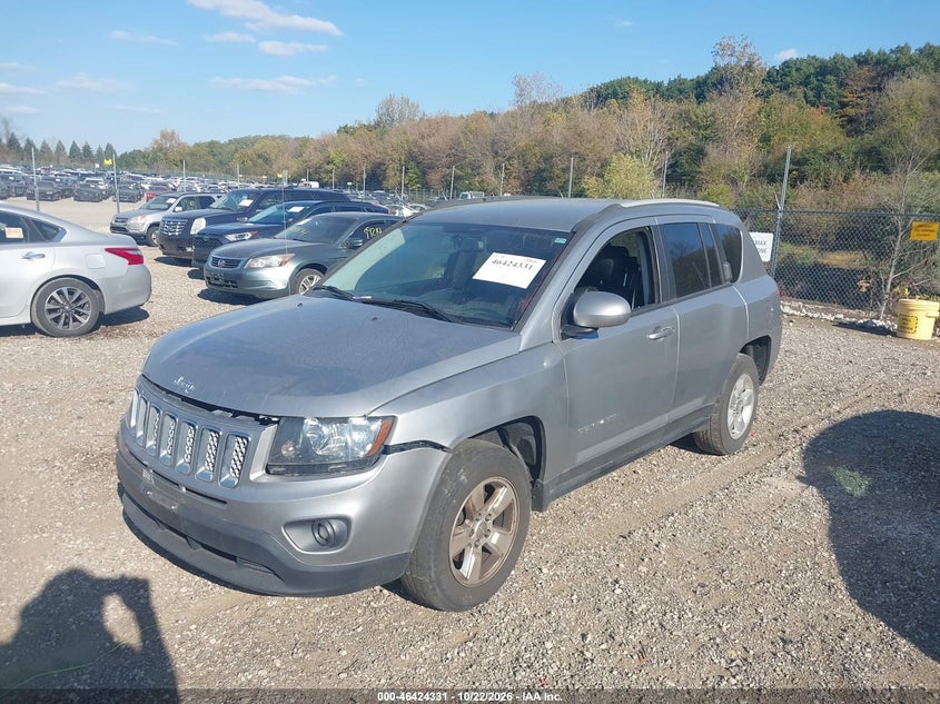 Vin: 1c4njcea0hd146425, lot: 46924689, jeep compass latitude fwd 20172