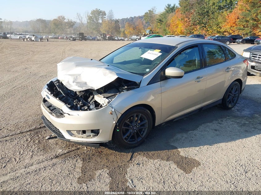 Vin: 1fadp3f23jl236977, lot: 46924713, ford focus se 20182