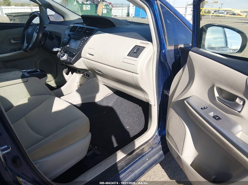 TOYOTA PRIUS V 2012 VIN JTDZN3EU3C3072240