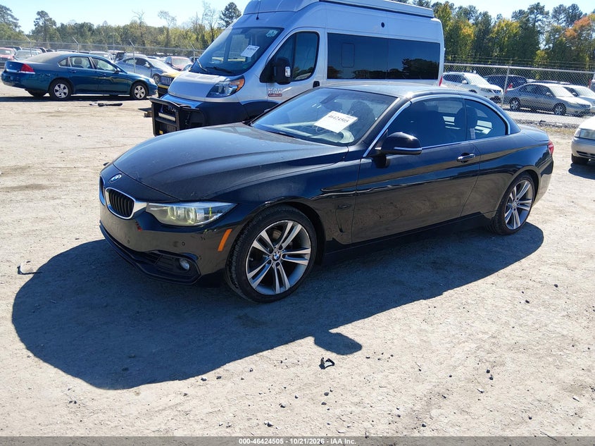 Vin: wba4z1c56jea31598, lot: 46924863, bmw 430i 20182