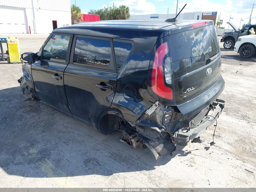 Vin: kndjn2a25j7540499, lot: 46924904, kia soul 20183