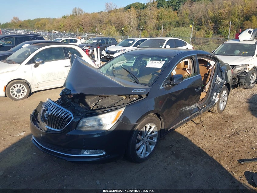 Vin: 1g4gb5g31ef193247, lot: 46924980, buick lacrosse leather group 20142