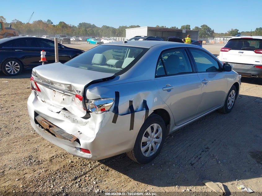 Vin: 2t1bu4ee1bc610846, lot: 46924991, toyota corolla le 20114