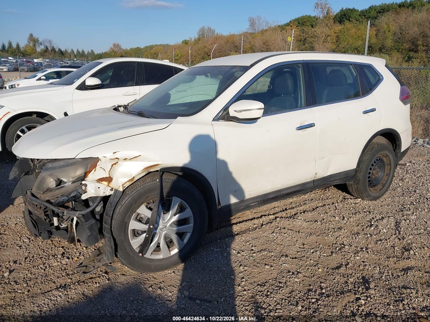 Vin: 5n1at2mvofc787743, lot: 46924992, nissan rogue s 20152