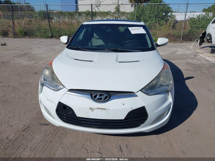 HYUNDAI VELOSTER 2013 VIN KMHTC6AD2DU152185