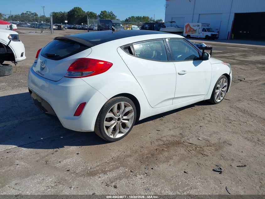 Vin: kmhtc6ad2du152185, lot: 46925035, hyundai veloster base w/gray 20134