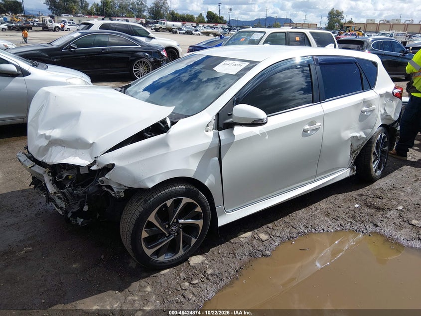 Vin: jtnkarje2hj547194, lot: 46925232, toyota corolla im 20172