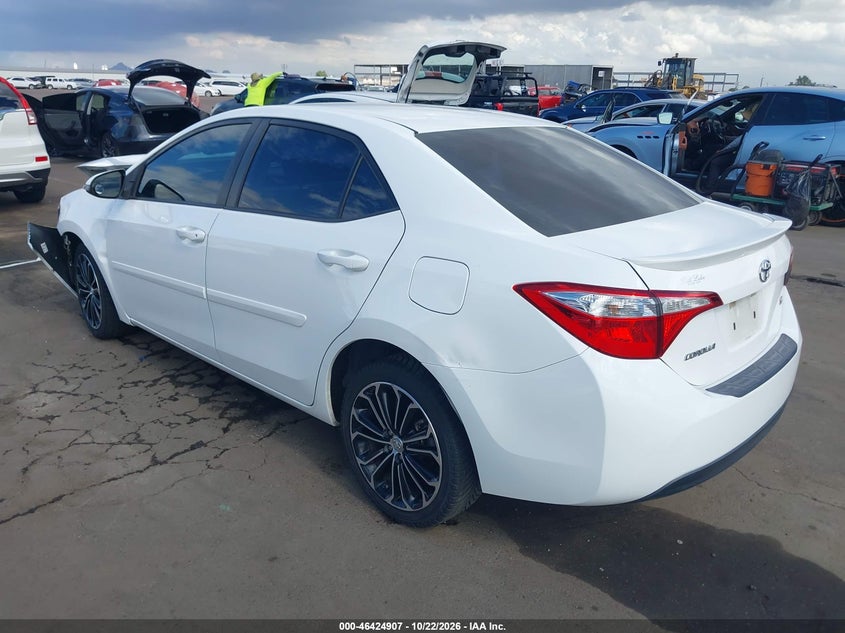 Vin: 5yfburhe6fp275422, lot: 46925265, toyota corolla s plus 20153