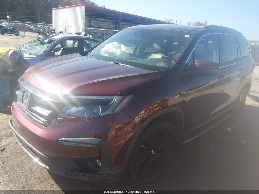Vin: 5fnyf6h29nb076092, lot: 46925309, honda pilot awd special edition 20222