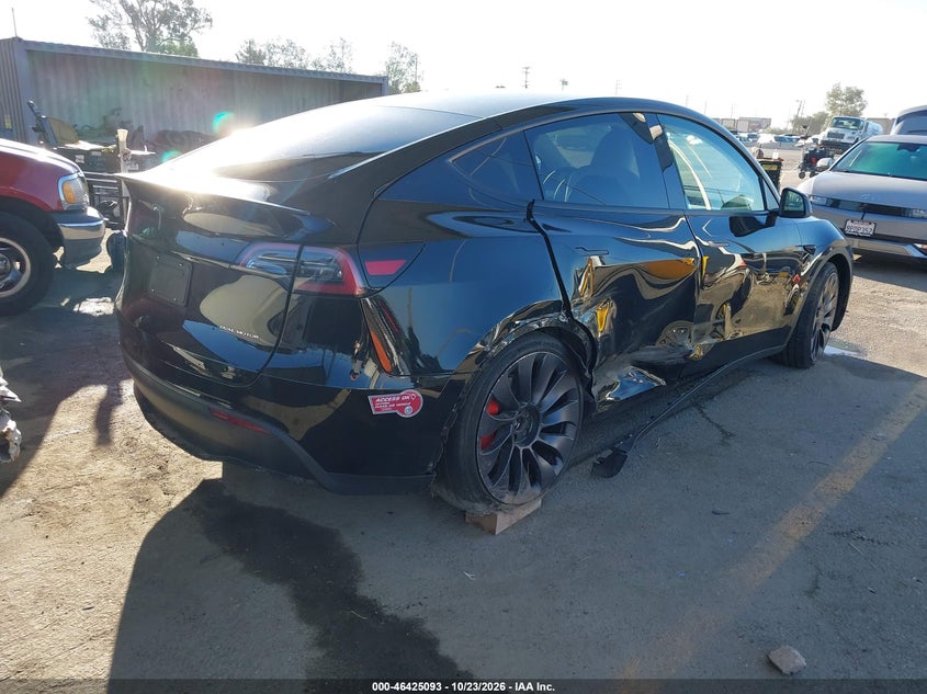 Vin: 7saygdef5rf119702, lot: 46925452, tesla model y performance dual motor all-wheel drive 20244