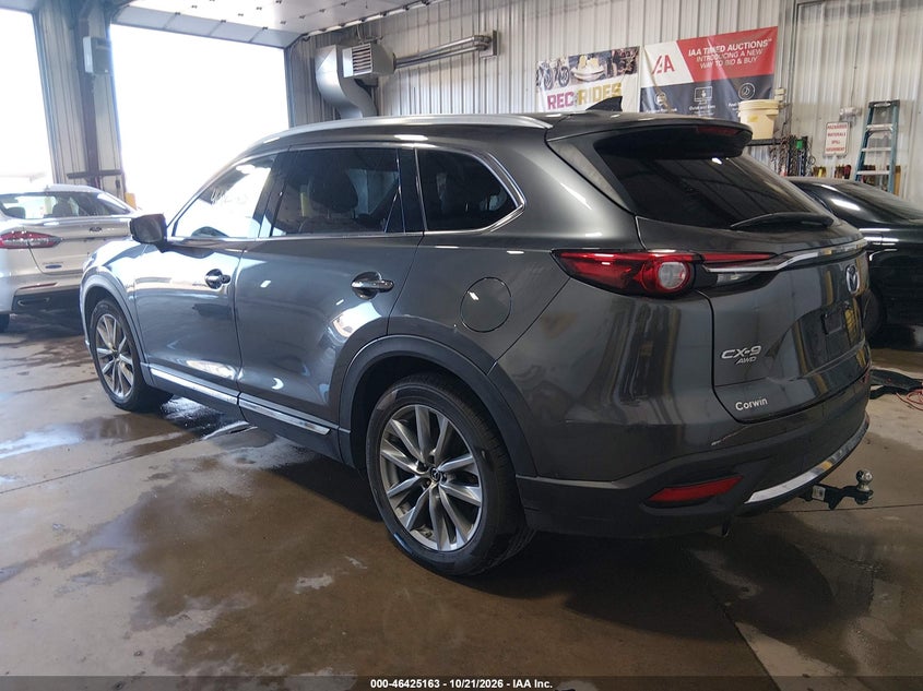 Vin: jm3tcbdy6k0307666, lot: 46925521, mazda cx-9 grand touring 20193