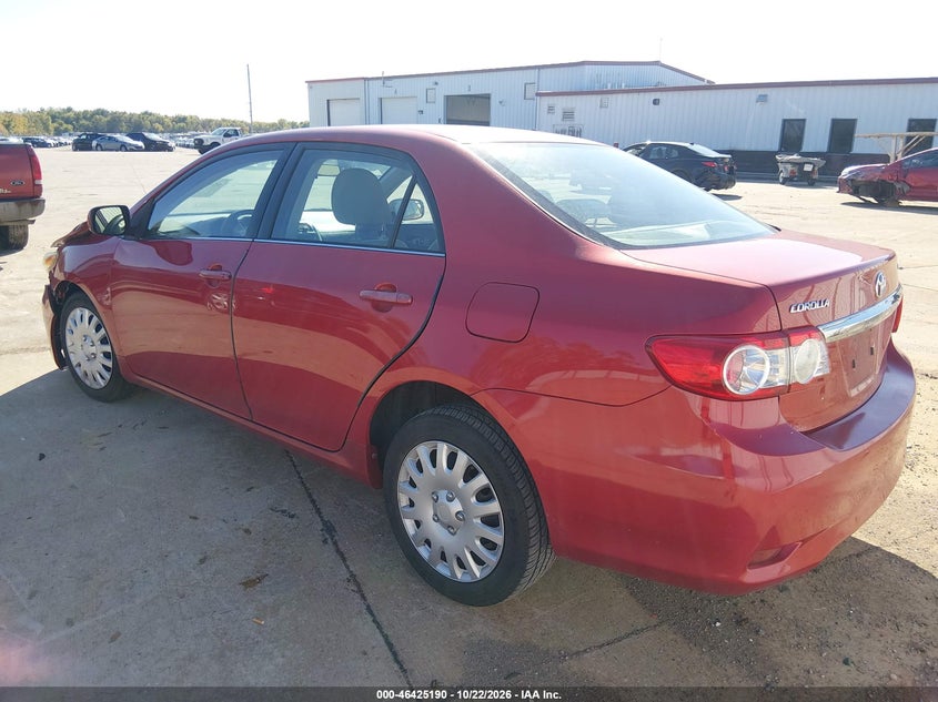 Vin: 2t1bu4ee3dc978366, lot: 46925548, toyota corolla le 20133