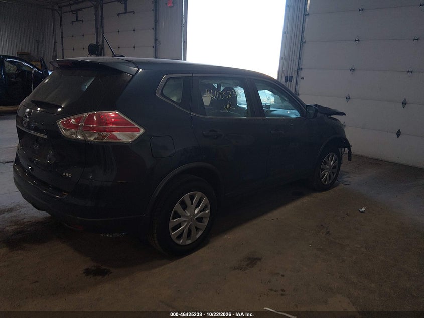 Vin: knmat2mv5gp647055, lot: 46925596, nissan rogue s 20164