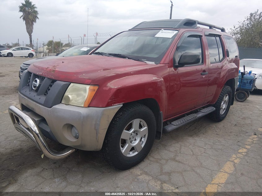 2008 Nissan Xterra S, Обычный износ, IAAI, VIN 5N1AN08W48C520741 — фото 2