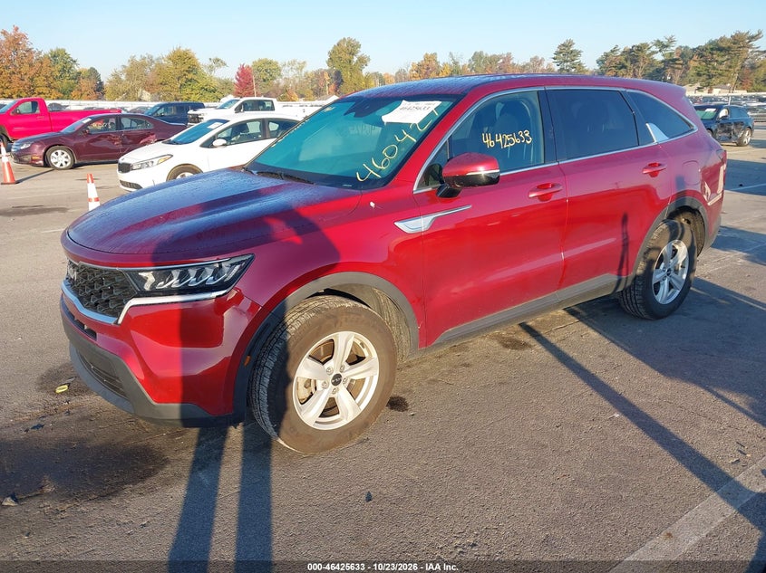 Vin: 5xyrgdlc3ng085661, lot: 46925991, kia sorento lx 20222