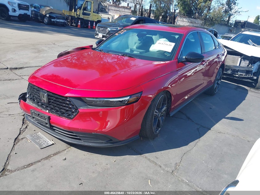 Vin: 1hgcy2f58pa051806, lot: 46926006, honda accord hybrid sport 20232