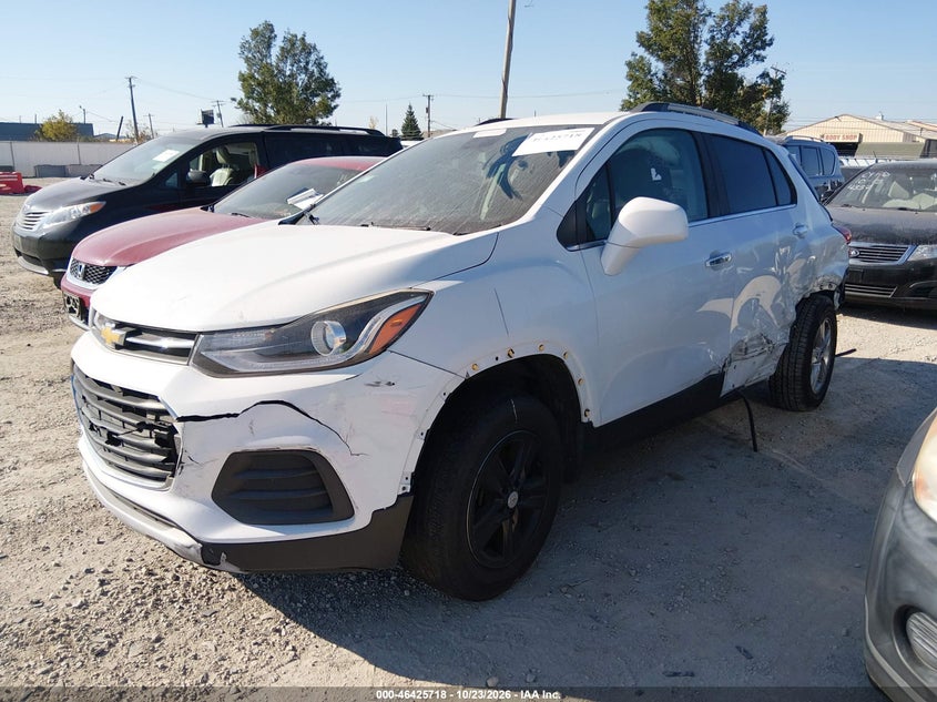 Vin: kl7cjpsb1jb611045, lot: 46926076, chevrolet trax lt 20182