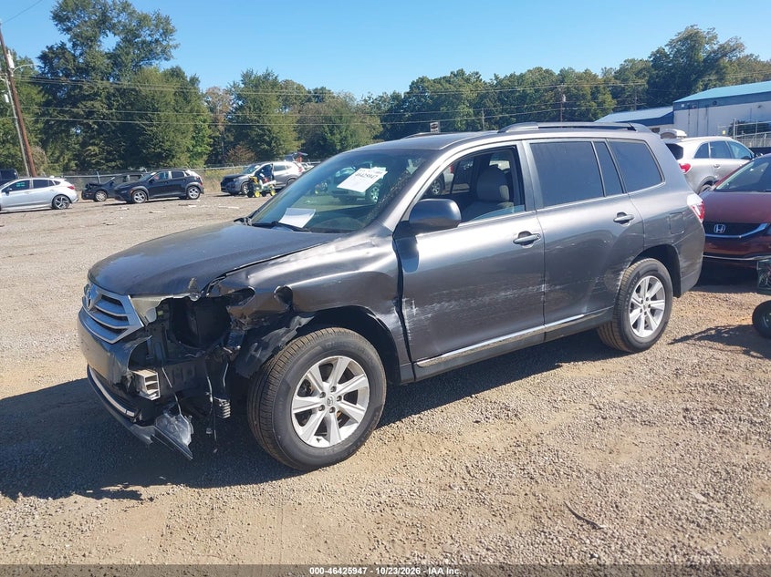 Vin: 5tdbk3eh9ds227211, lot: 46926305, toyota highlander se 20132