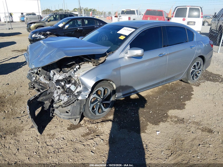 Vin: 1hgcr3f81ha025966, lot: 46926366, honda accord ex-l v6 20172