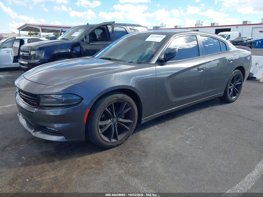 Vin: 2c3cdxhgxjh290079, lot: 46926450, dodge charger sxt plus rwd 20182