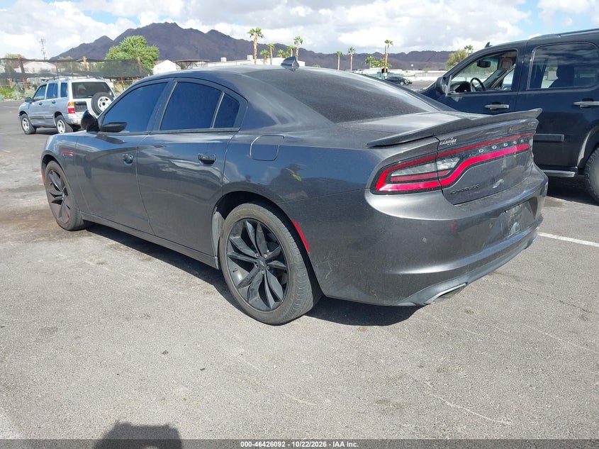 Vin: 2c3cdxhgxjh290079, lot: 46926450, dodge charger sxt plus rwd 20183