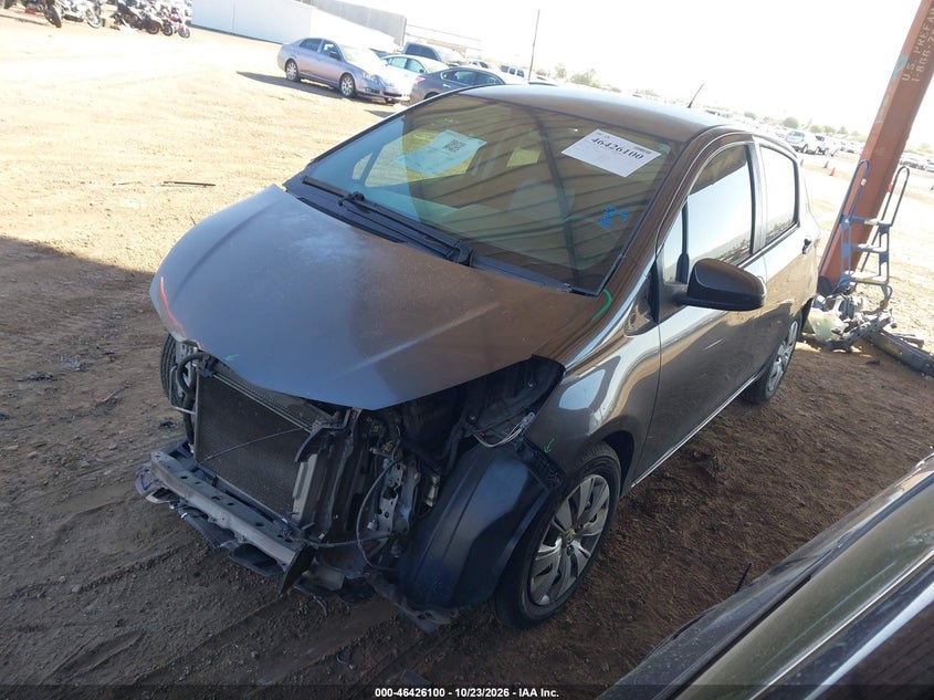 Vin: jtdktud37cd525226, lot: 46926458, toyota yaris le 20122