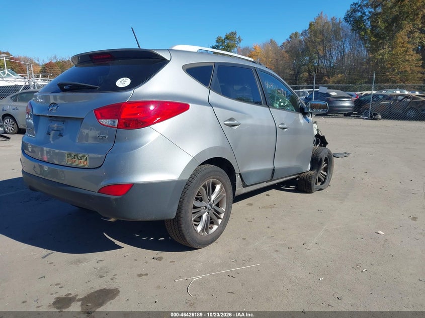 Vin: km8jucag3eu826262, lot: 46926547, hyundai tucson se 20144
