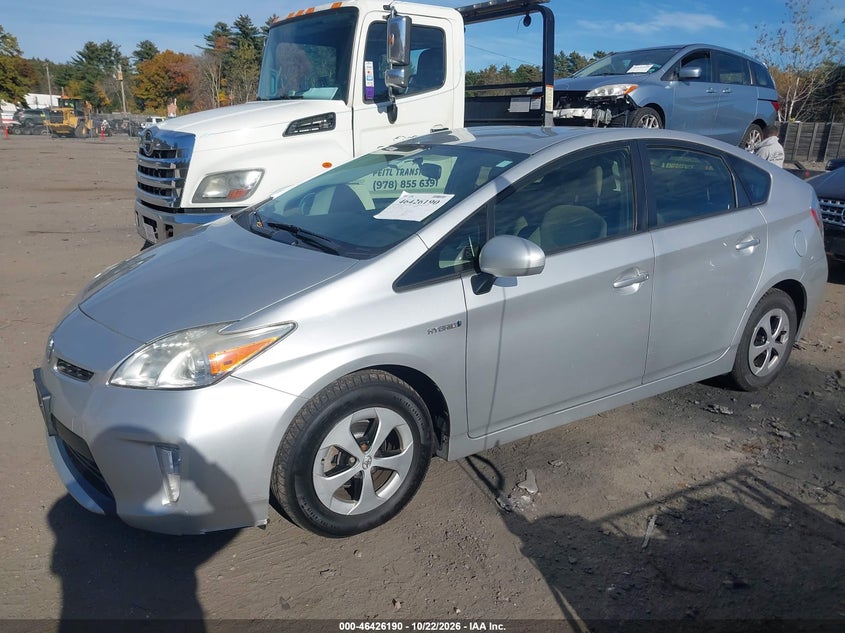 Vin: jtdkn3du2e0358605, lot: 46926548, toyota prius 20142
