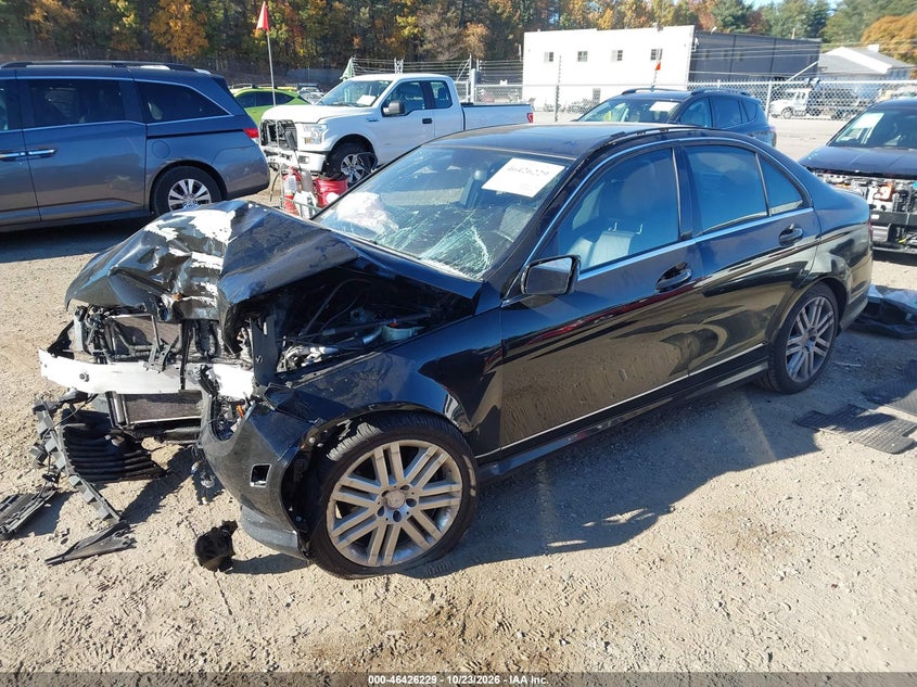 Vin: wddgf8bb8ar127043, lot: 46926587, mercedes-benz c 300 sport 4matic 20102
