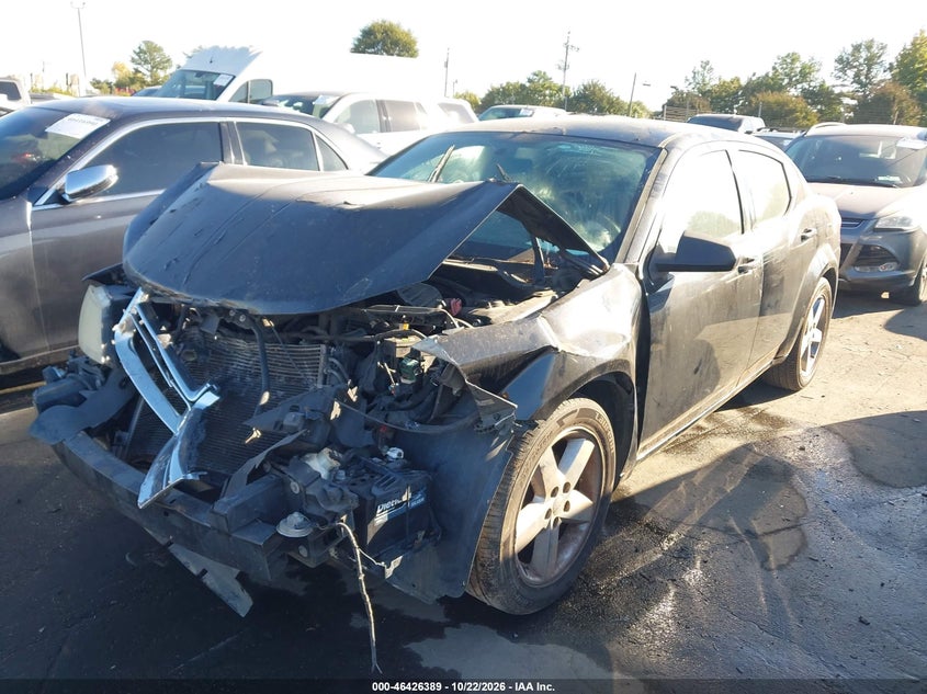 Vin: 1c3cdzab6cn227498, lot: 46926747, dodge avenger se 20122