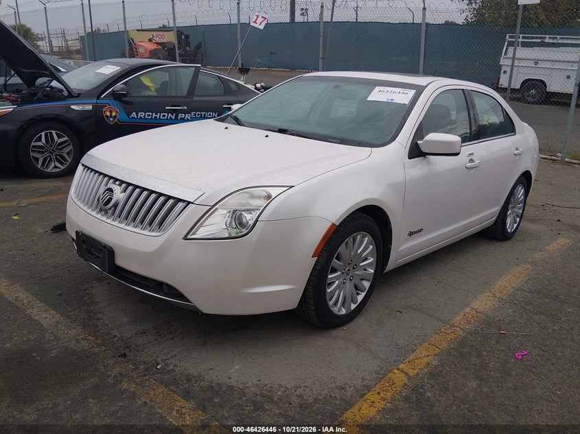 2010 Mercury Milan Hybrid, Обычный износ, IAAI, VIN 3MEDM0L36AR659549 — фото 2