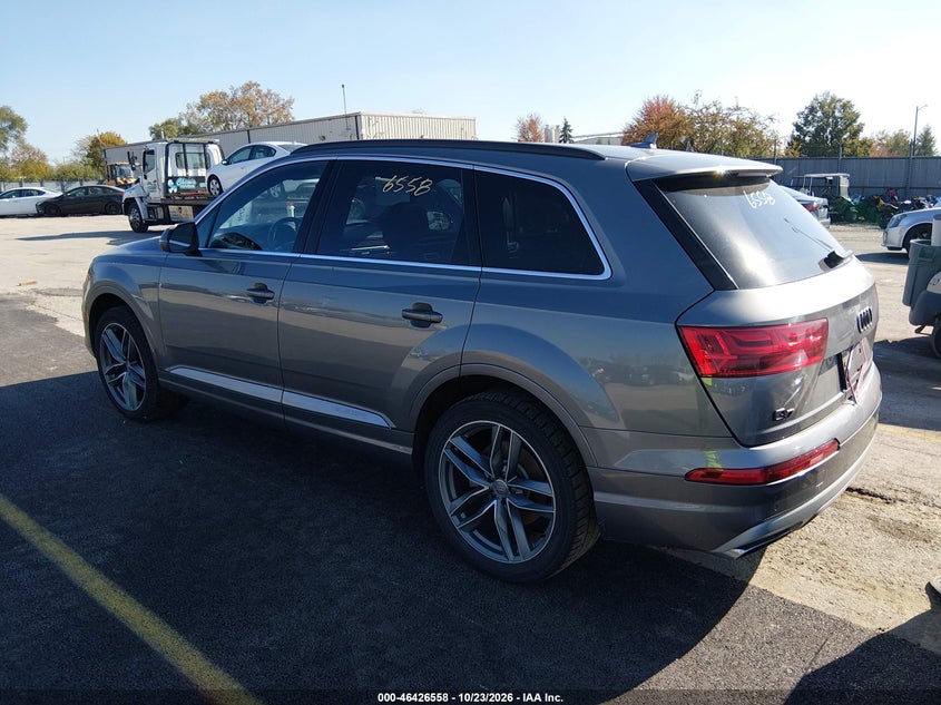 Vin: wa1laaf78hd047733, lot: 46926916, audi q7 3.0t premium 20173