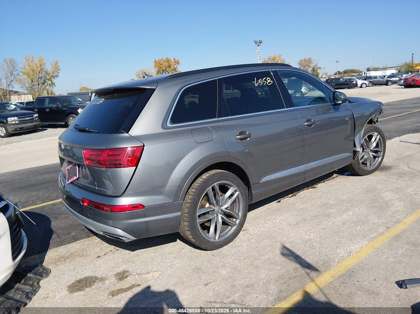 Vin: wa1laaf78hd047733, lot: 46926916, audi q7 3.0t premium 20174