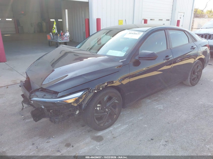 2026 Hyundai Elantra Sel Sport, Front End, IAAI, VIN KMHLM4DG3TU244119 — photo 2