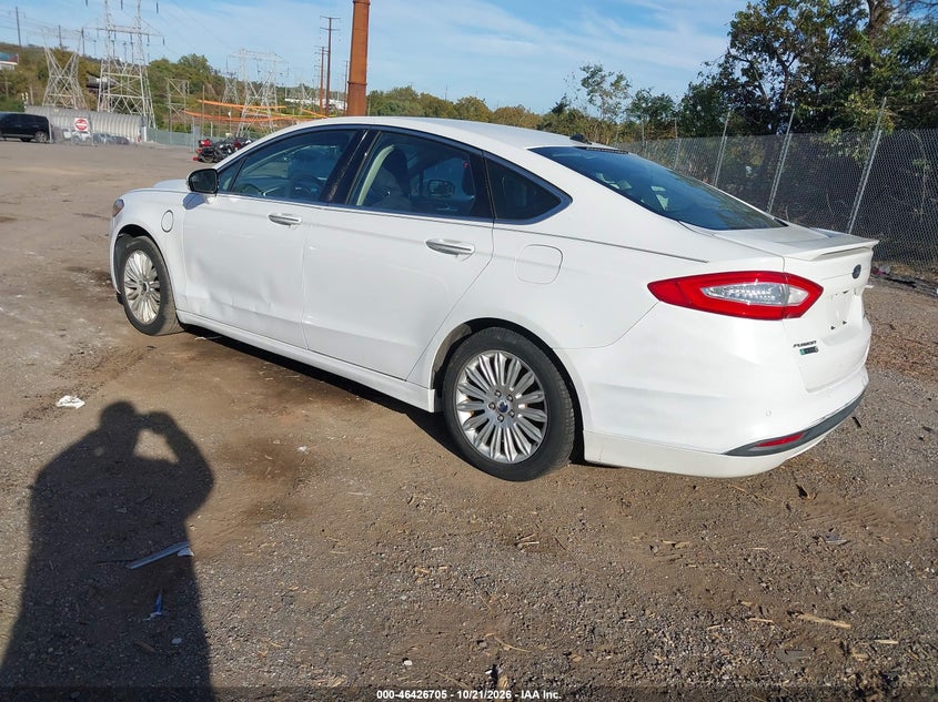 Vin: 3fa6p0su1er230102, lot: 46927062, ford fusion energi titanium 20143