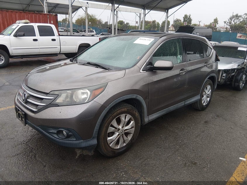 2013 Honda Cr-V Ex, Удар сзади, IAAI, VIN 5J6RM3H56DL020426 — фото 2