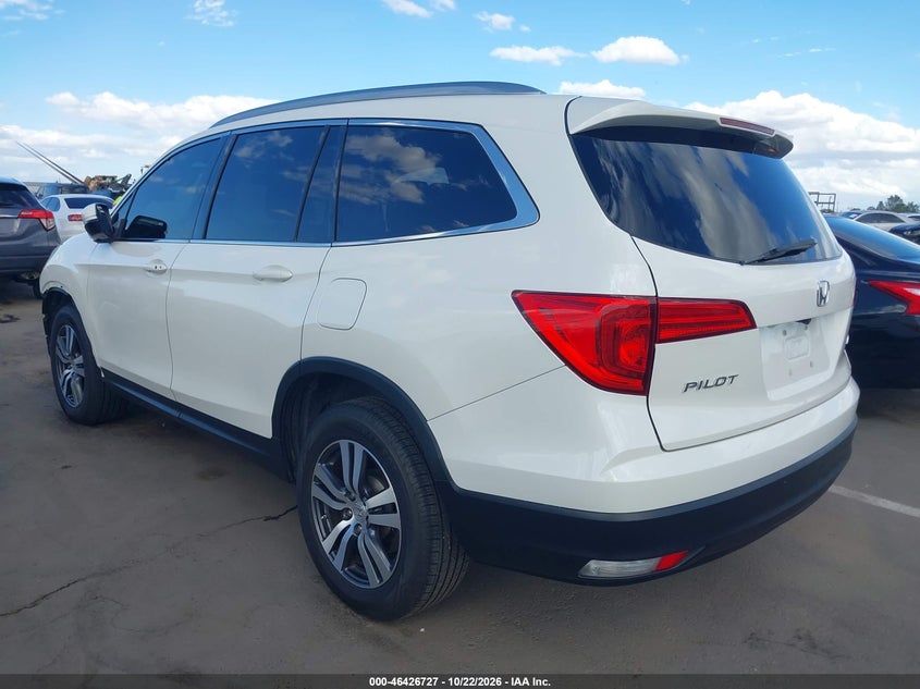Vin: 5fnyf6h57jb014887, lot: 46927084, honda pilot ex-l 20183