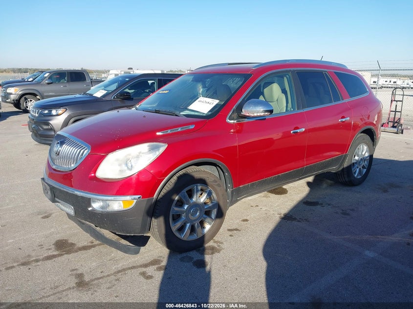 2012 Buick Enclave Leather, Flood, IAAI, VIN 5GAKVCED3CJ329900 — photo 2