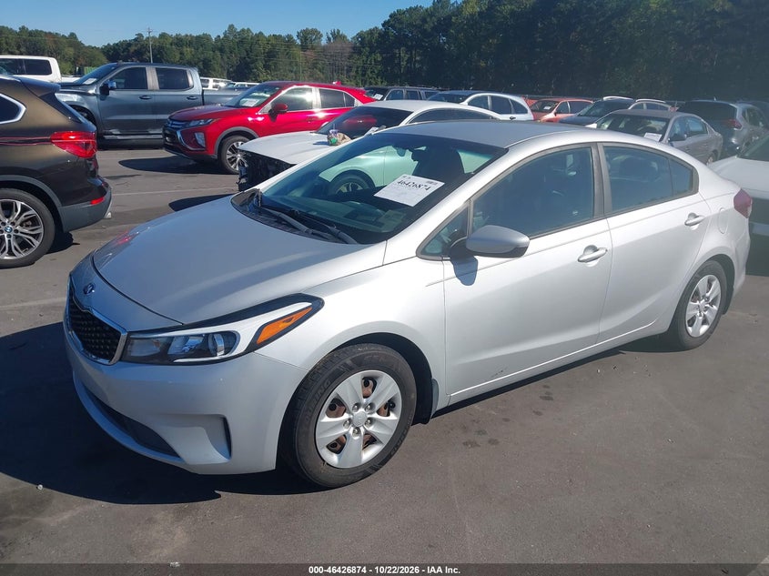 Vin: 3kpfl4a76je269469, lot: 46927232, kia forte lx 20182