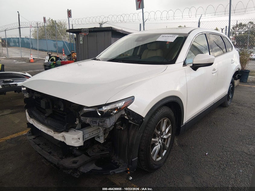 Vin: jm3tcacy0k0304953, lot: 46927313, mazda cx-9 touring 20192