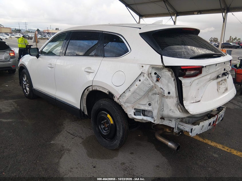 Vin: jm3tcacy0k0304953, lot: 46927313, mazda cx-9 touring 20193