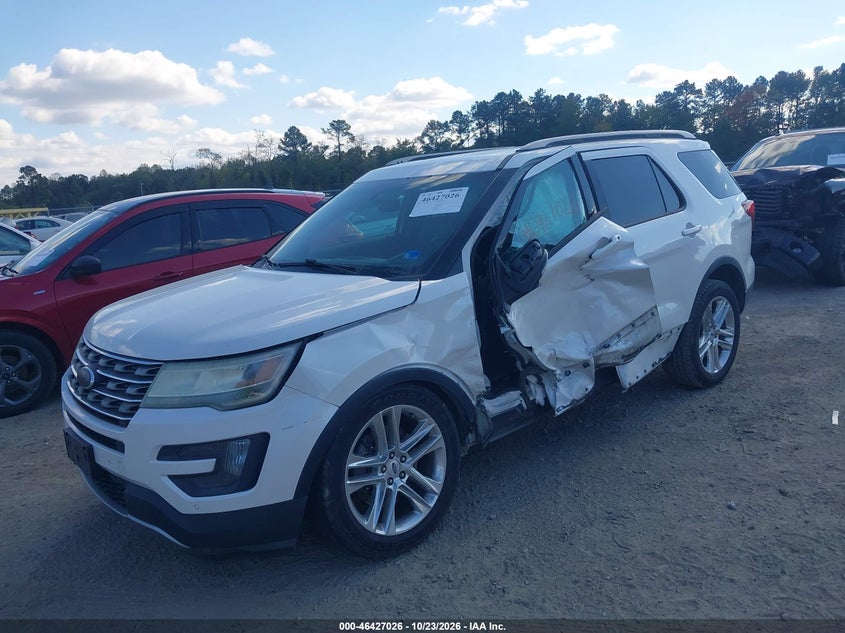 2016 Ford Explorer Xlt, Обидва боки, IAAI, VIN 1FM5K8D84GGA22403 — фото 2
