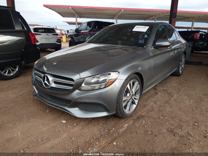 Vin: wddwf4jb4jr400808, lot: 46927414, mercedes-benz c 300 20182