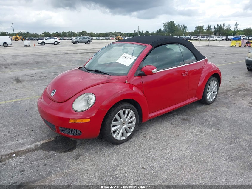 2009 Volkswagen New Beetle 2.5L, Механика, IAAI, VIN 3VWRF31Y59M406052 — фото 2